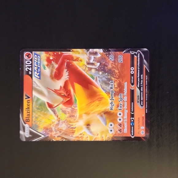 blaziken v pokemon card 2021 Pokémon Chilling Reign Blaziken V Full Art PSA 8 – PokePower